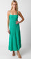 Kelly Green Knit Midi Dress