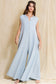 Sky Blue Solid Jumpsuit