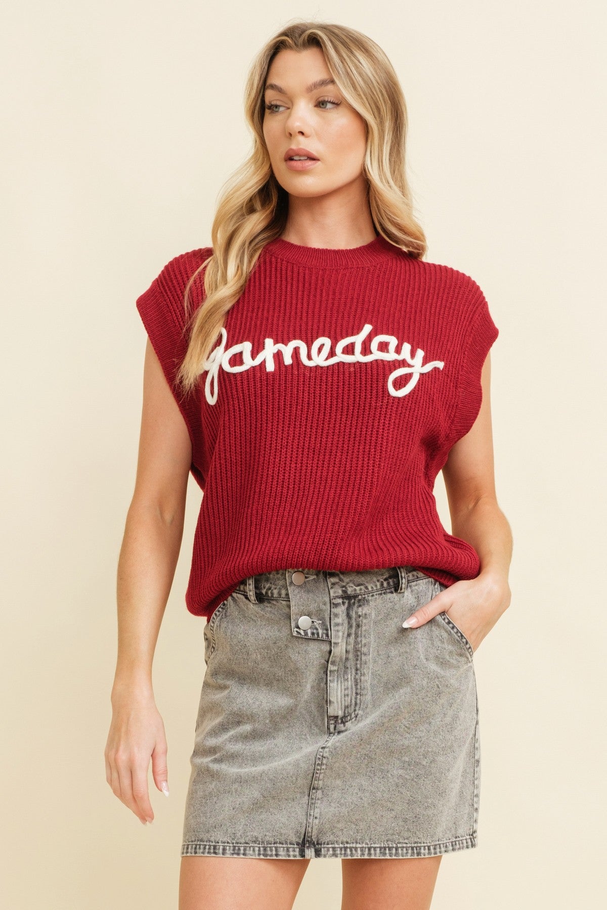 GAMEDAY Light Weight Sweater Top