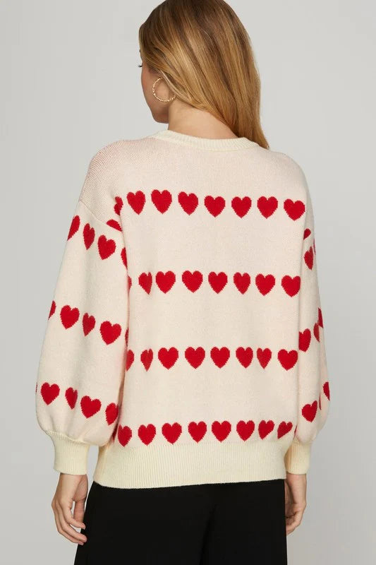 Red Heart Sweater