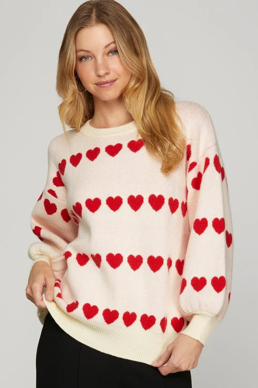 Red Heart Sweater