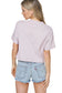 Champagne Diet Stitched Puff Crop Tee