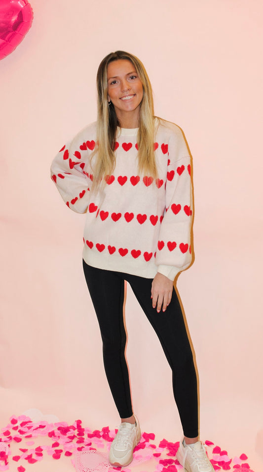 Red Heart Sweater