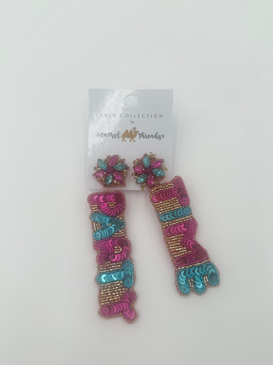 "Party Time" Multi Color Earrings