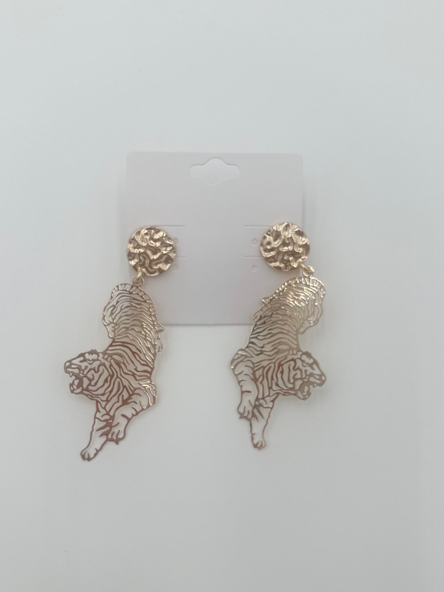 Tiger Gold Earrings