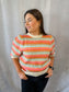 Multi Color Sweater Top