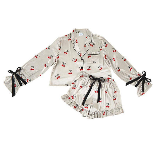 Mon Cheri PJ + Velvet Ties Set