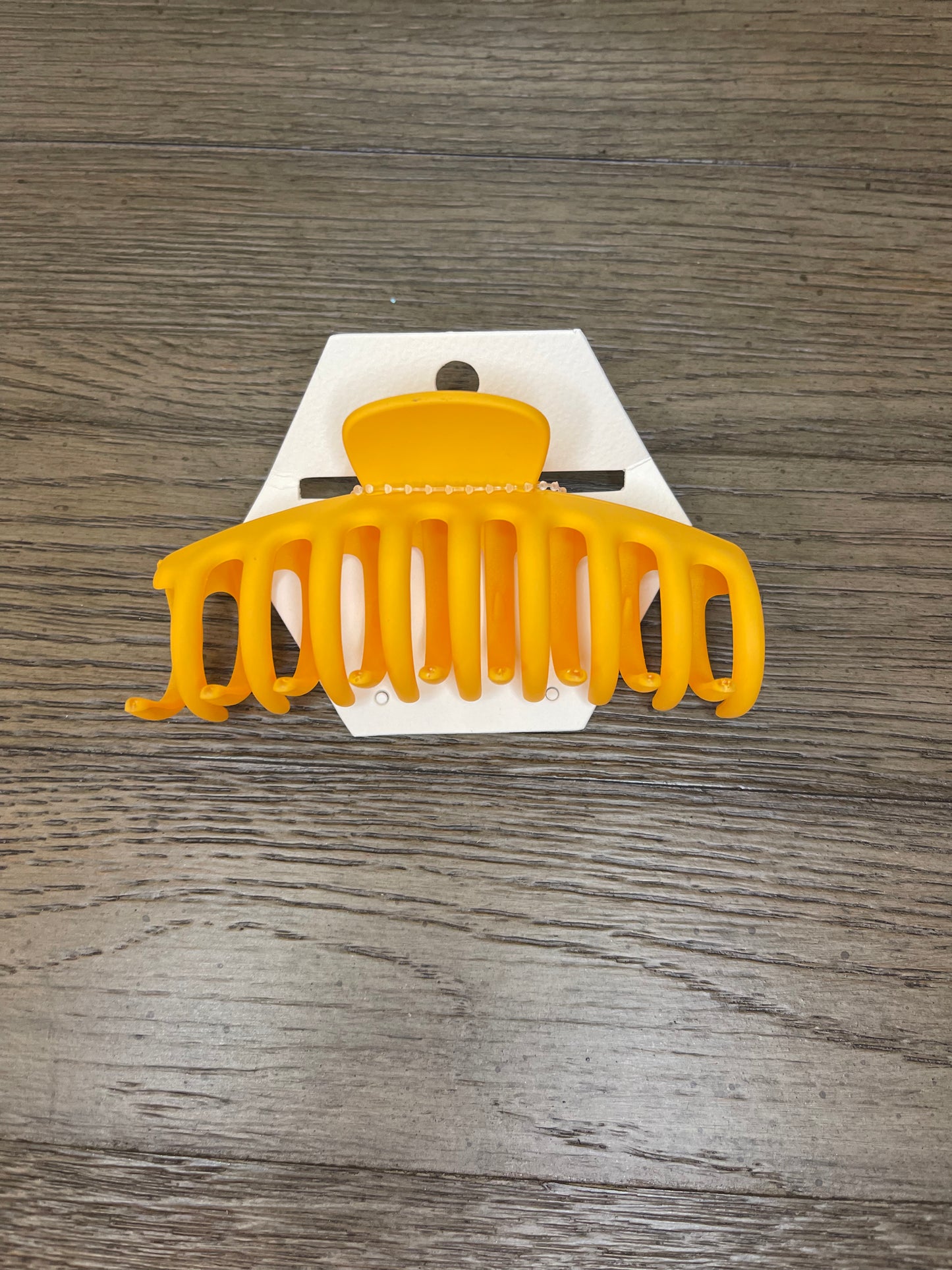 Orange Claw Clip