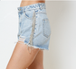 Rhinestone Denim Shorts